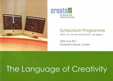 Create 11 Symposium publicity leaflet
