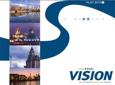 The opening screen from the Liverpool Vision kiosk