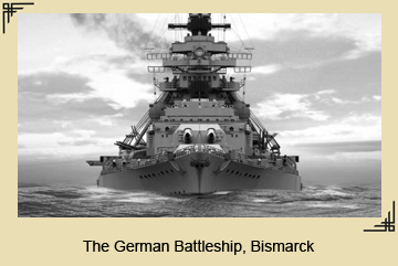 The German Battleship, Bismarck