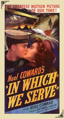 Poster for the movie 'In which we serve'