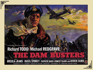Poster for the film 'The Dam Busters'