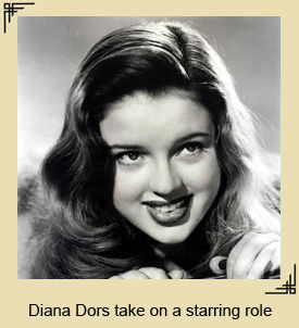 Photograph of Diana Dors now a starring role in Here Come th Huggetts