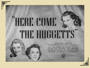 Poster for the movie 'Here come the Huggetts'