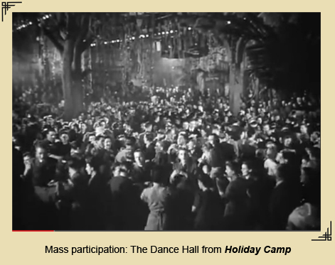 Dance Hall scene from the movie 'Holiday Camp'
