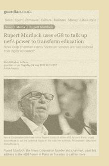 guardian article on Rupert Murdoch's speech